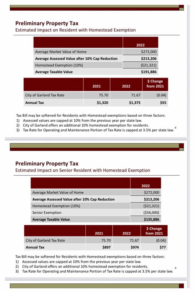 Garland Homestead Senior Exemptions How They Work   2023 Senior Exemption 